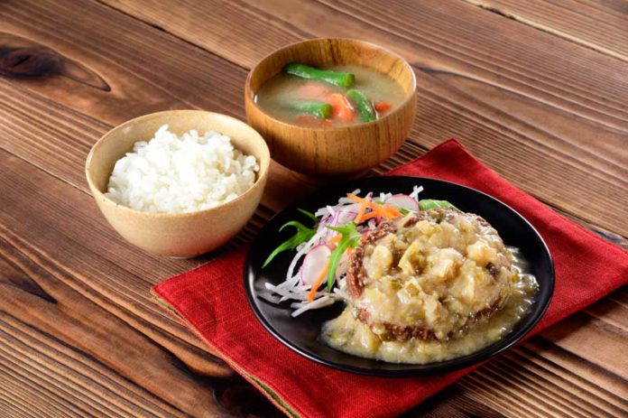 下仁田ねぎ使用のハンバーグ