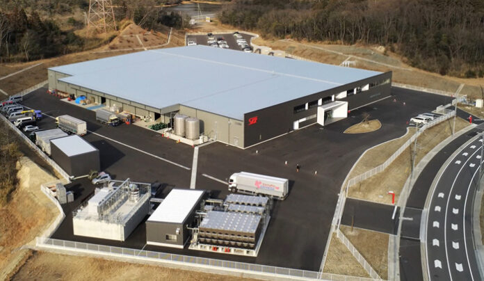 新設した竜王工場（サクラ食品工業）