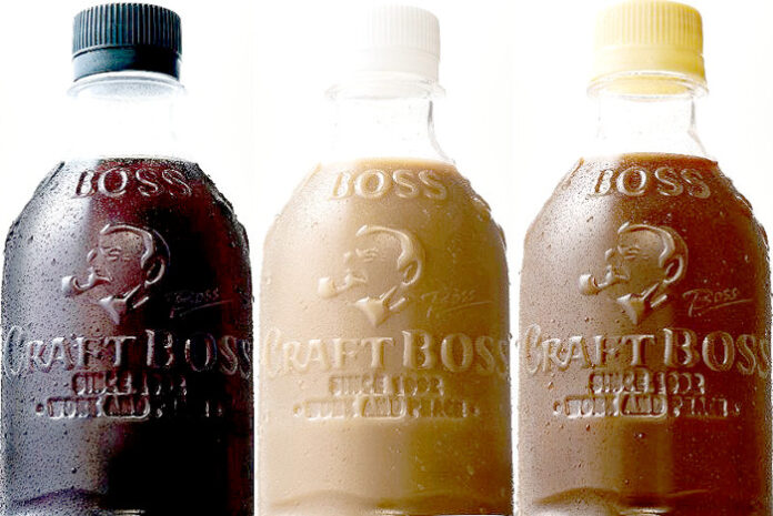 大刷新した「クラフトボス」コーヒーシリーズ。｢ボコボコボトル｣採用で“見た目からおいしい”を追求した（サントリー食品インターナショナル）