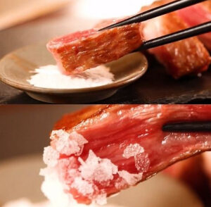 まるで料理に雪が降ったよう(淡雪塩)