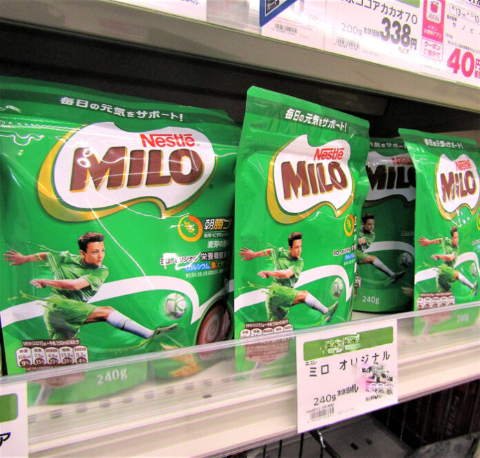 販売再開した麦芽飲料「ネスレ ミロ」（ネスレ日本）