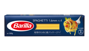 今春より紙製包装に変更(バリラジャパン)