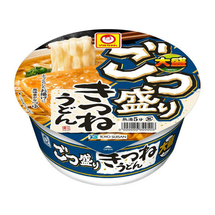 「ごつ盛り　きつねうどん」（東洋水産）