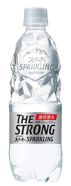 バキバキ 形状ボトルの The Strong 天然水スパークリング 食品新聞 Web版 食品新聞社