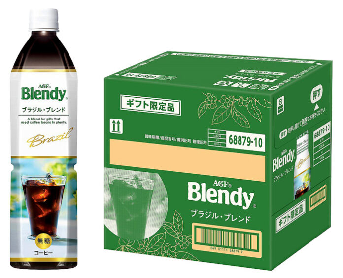 「ブレンディ ボトルコーヒー ブラジル・ブレンド 無糖」（900㎖PET×12本）（味の素AGF）