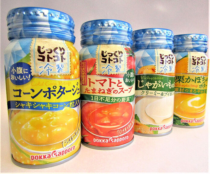 ポッカサッポロの冷製缶スープが好調