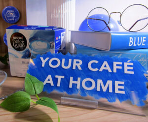 ブランドメッセージは“YOUR CAFÉ AT HOME(おうちが、あなたのカフェになる)”(ネスカフェ ドルチェ グスト)
