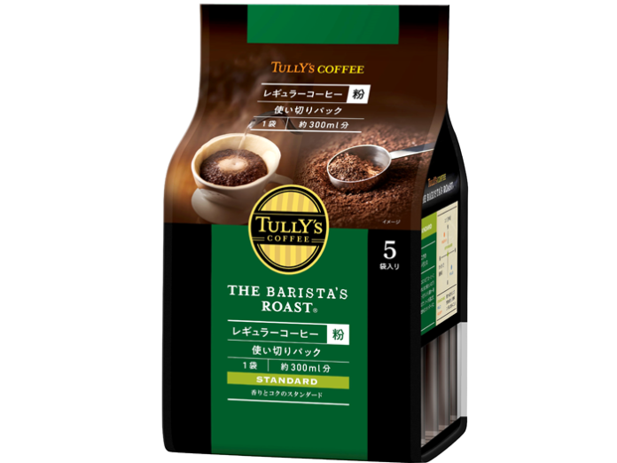 「TULLY’S COFFEE THE BARISTA’S ROAST」の「STANDARD」（伊藤園）