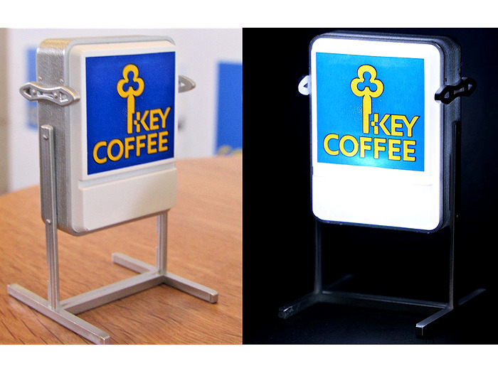 KEY COFFEE 店舗用 昭和レトロ⭐︎キーコーヒー 電光看板 電飾看板 ...