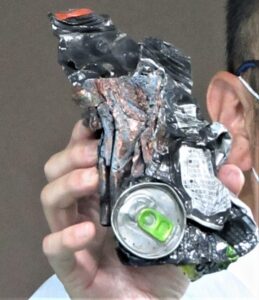 発火トラブルにあった缶容器