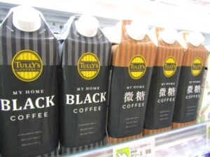 売場に並ぶ「タリーズコーヒー」で大容量シリーズ「MYHOME　BLACKCOFFEE」