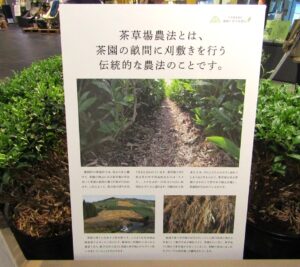 世界農業遺産「茶草場（ちゃぐさば）農法」を前面に押し出してアピール