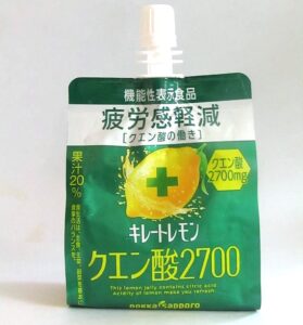 「キレートレモンクエン酸2700ゼリー」（ポッカサッポロフード＆ビバレッジ）