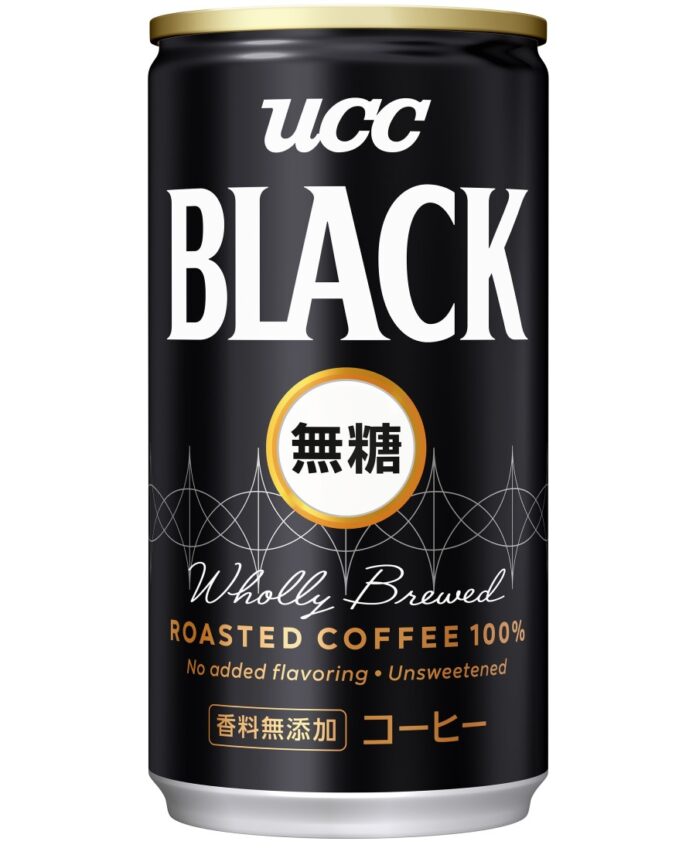 「UCC BLACK無糖」（185g缶）