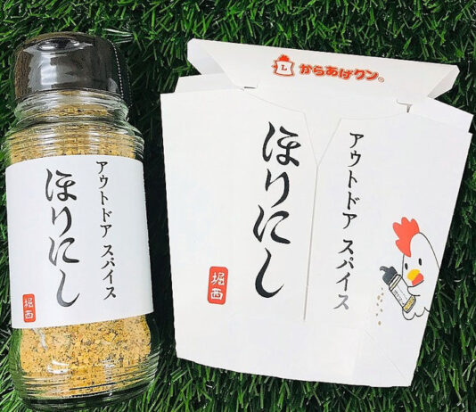 アウトドアスパイス「ほりにし」とコラボした「からあげクン ほりにし」。近畿エリアでのヒットを受けて全国に水平展開した（ローソン）