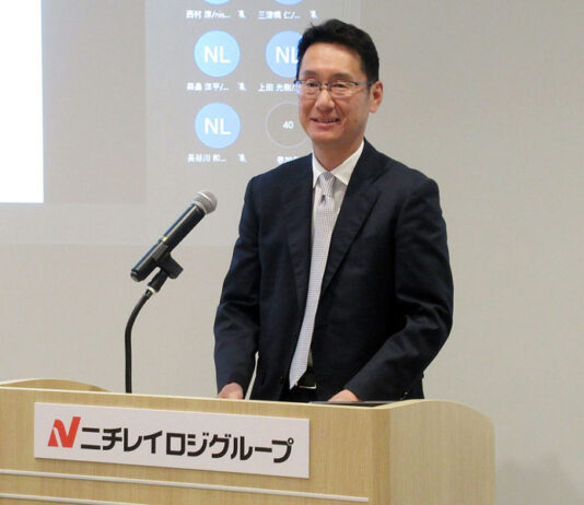 梅澤一彦社長（ニチレイロジグループ本社）