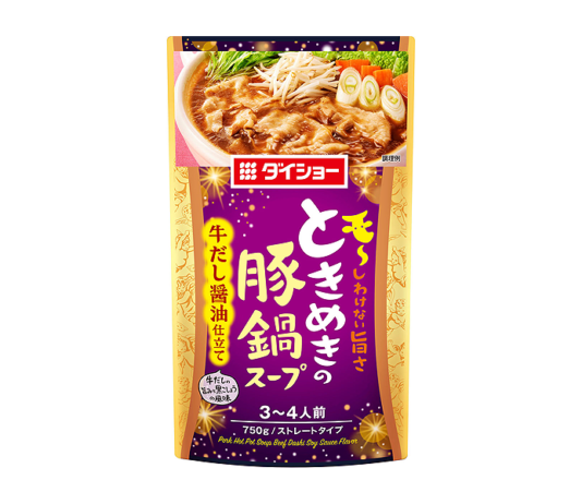 「ときめきの豚鍋スープ牛だし醤油仕立て」（ダイショー）