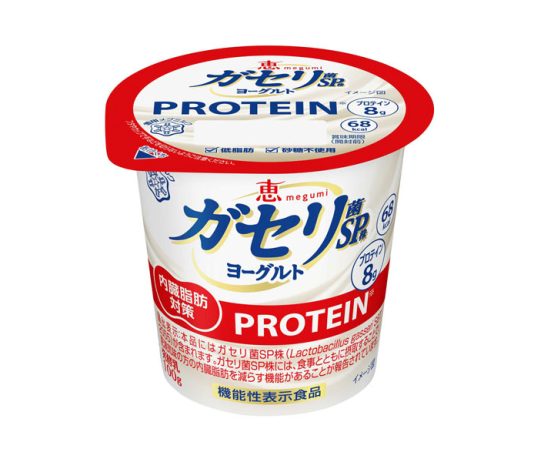 「恵 Megumi ガセリ菌SP株ヨーグルト PROTEIN」（雪印メグミルク）