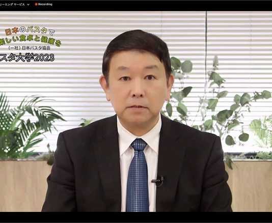 及川俊則会長（日本パスタ協会）
