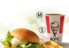 「チキンフィレバーガーセット」