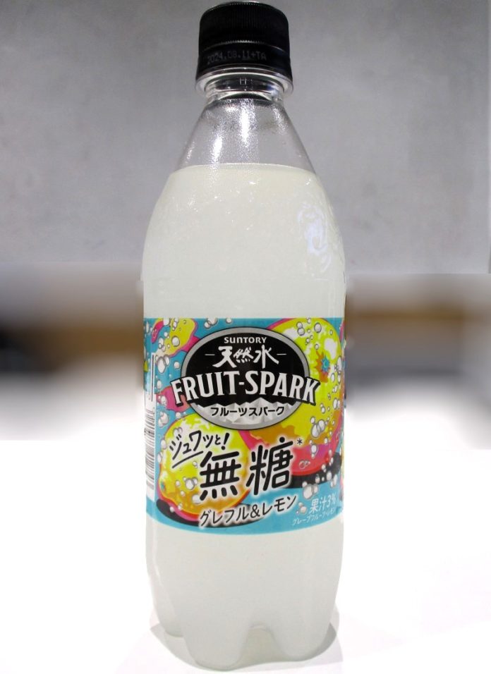 「サントリー天然水 FRUIT－SPARK グレフル＆レモン」（FRUIT－SPARK）