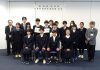 発表した生徒、教育長ら（町田市立真光寺中学校）