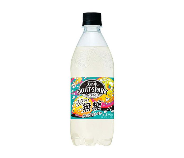 「サントリー天然水 FRUIT-SPARK グレフル＆レモン」（サントリー食品インターナショナル）