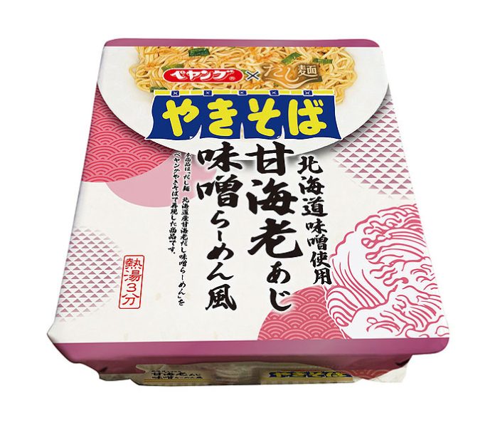 「だし麺」 ペヤングとコラボ 甘海老あじ味噌らーめん風