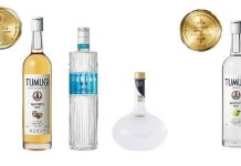 三和酒類 焼酎など3品に最高金賞 SFWSC 2024 (左から)最高金賞を獲得した「TUMUGI NEW OAK CASK STORAGE」、「iichiko彩天」、「iichiko RESERVE 禅和 2024」と金賞を獲得した「TUMUGI BUNTAN」