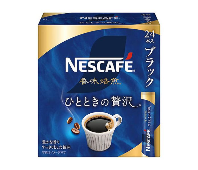 新パッケージの「ネスカフェ 香味焙煎 ひとときの贅沢」