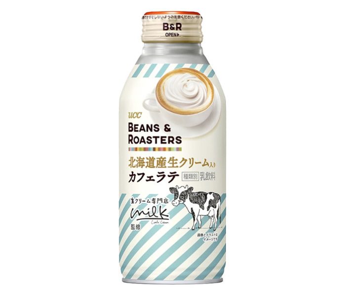 「UCC BEANS & ROASTERS 北海道産生クリーム入りカフェラテ」