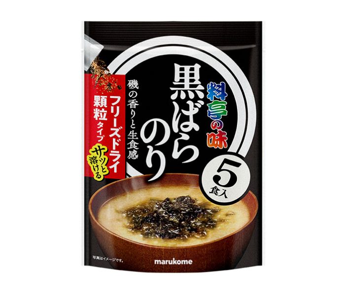 「お徳用FD顆粒みそ汁　料亭の味黒ばらのり」