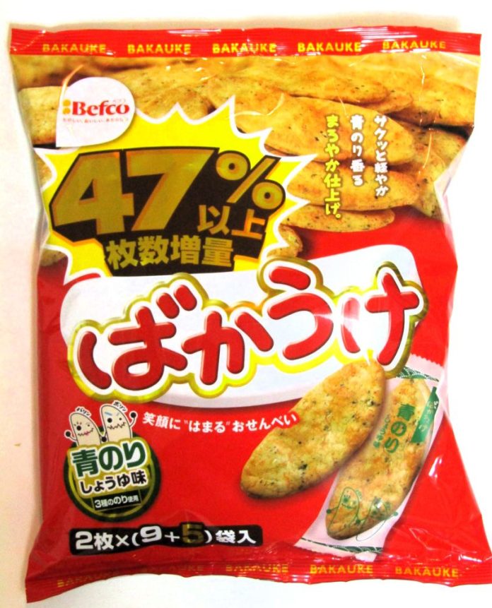 「栗山米菓 ばかうけ青のり 47％以上増量 28枚」