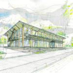 「西東京国際イノベーション共創拠点」外観イメージ図