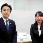 穂坂泰デジタル副大臣㊧とJFAの笠井玲子氏