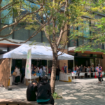 和菓子縁日（4月17日DM三井製糖本社ビル前庭）