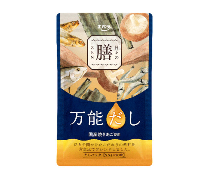 7種素材のだしパック「日々の膳 万能だし」 エバラ食品からオンライン専売新商品