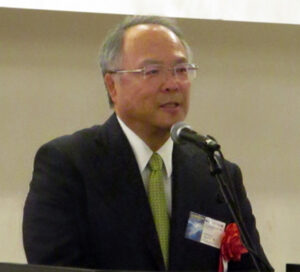 新会長に就任した佐々木裕二氏 新会長に就任した佐々木裕二氏