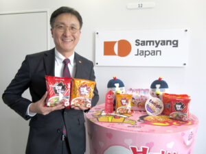 三養ジャパンの洪範準ホンボムジュン社長 三養ジャパンの洪範準(ホン・ボムジュン)社長
