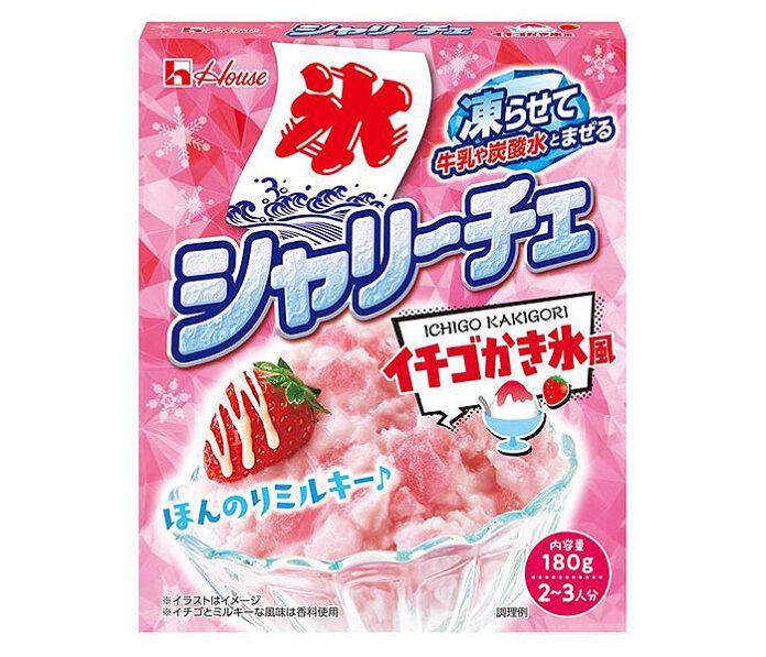 「イチゴかき氷風」