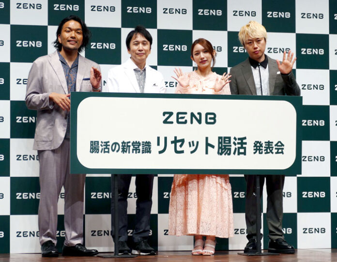（左から）盛山晋太郎さん、福島正嗣さん、後藤真希さん、リリーさん
