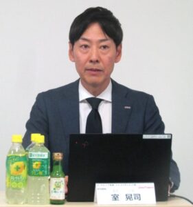 室晃司マーケティング本部ブランドマネジメント部担当部長2月撮影 室晃司マーケティング本部ブランドマネジメント部担当部長(2月撮影)