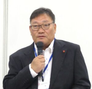 エヌエス研究会の佐藤治男会長 エヌエス研究会の佐藤治男会長
