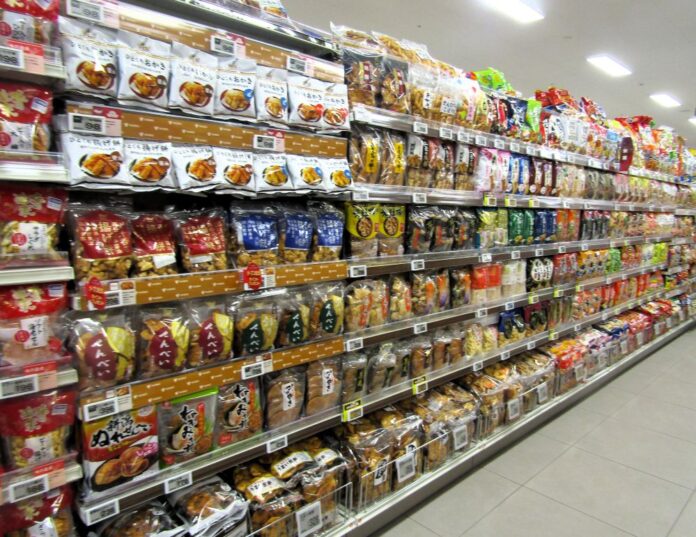 米菓売場（イメージ）