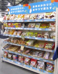 朝食代替で喫食する即食菓子のコーナー 朝食代替で喫食する即食菓子のコーナー