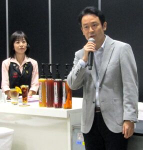 ショットの魅力を語るキーコーヒーの藤田靖弘氏 「ショット」の魅力を語るキーコーヒーの藤田靖弘氏