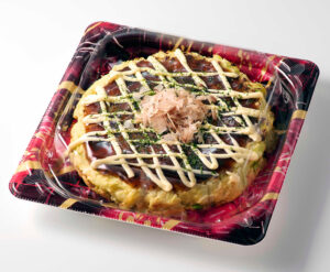 「ごっつ厚いお好み焼き　豚玉」（調理例）
