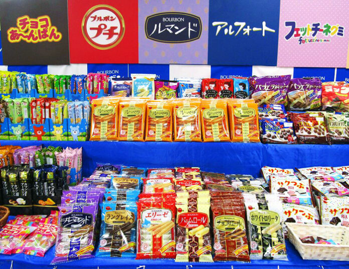 ビスケットを中心としたブルボンの商品群