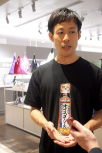 そうめんの魅力を再提起したいと語る田中宏樹グループ長 そうめんの魅力を再提起したいと語る田中宏樹グループ長