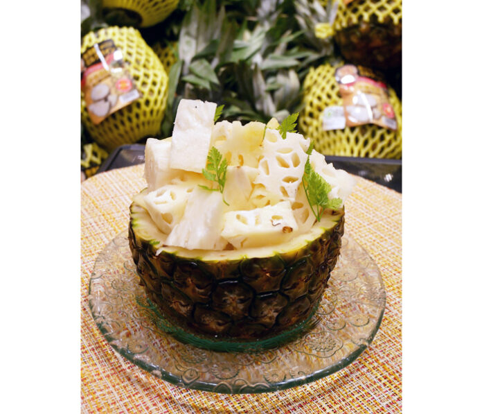 芯まで食べられる「ミルクパイン」